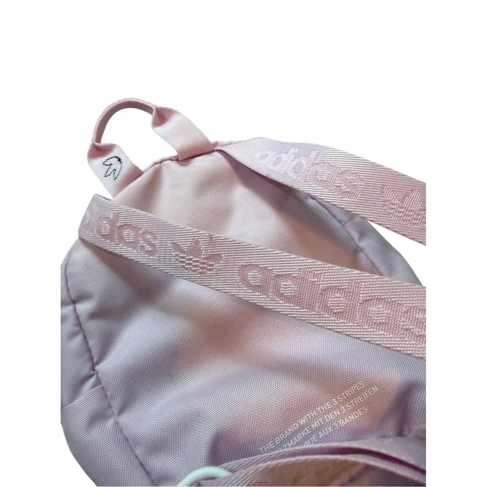 Adidas Light Pink Originals Trefoil Mini‎ Backpack 2.0 Barbiecore Clean Girl Y2K